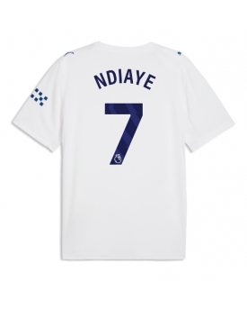 Manchester City Iliman Ndiaye #7 Maglia Gara Terza Repliche 2026-27 Maniche Corte Manchester City Iliman Ndiaye #7 Maglia Gara Terza Repliche 2026-27 Maniche Corte